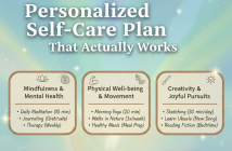 Personalized self-care plan