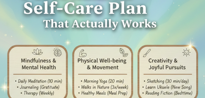 Personalized self-care plan